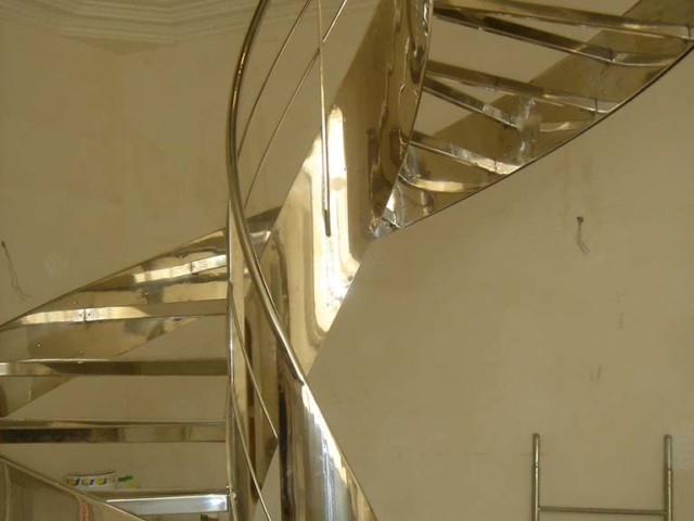 Escalier inox
